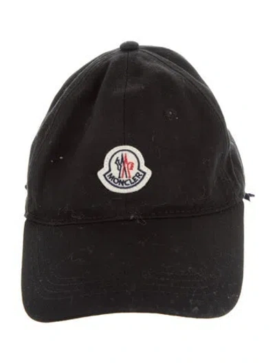 Pre-owned Moncler Baseball Cap In Black