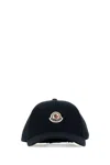 Moncler Baseball Cap In Black