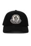 Moncler Baseball Cap In Black