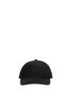 Moncler Logo Patch Baseball Cap In Black