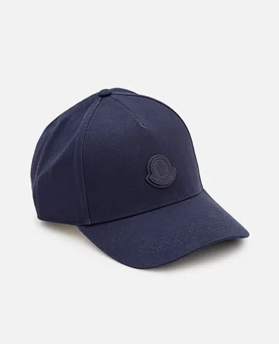 Moncler Baseball Cap In Blue