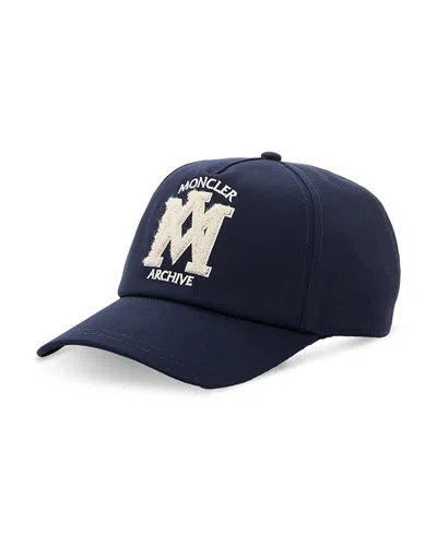 Moncler Baseball Cap In Blue