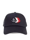 Moncler Baseball Cap In Blue