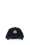 Moncler Baseball Cap In Black
