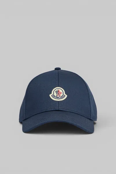 Moncler Baseball Cap In Blue