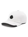 Moncler Logo-patch Cotton Cap In Brown