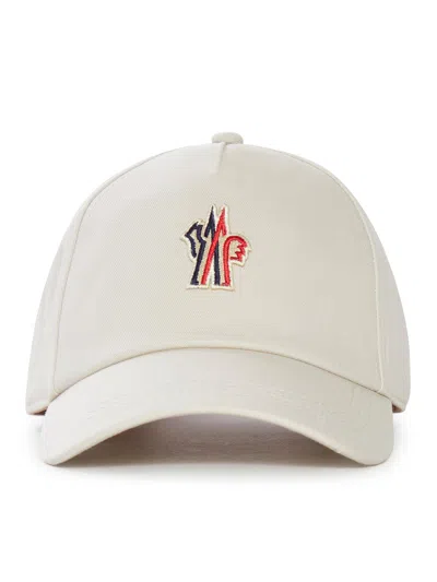 Moncler Baseball Cap Cotton Gabardine In Nude & Neutrals