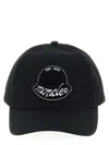 Moncler Logo-patch Adjustable Baseball Cap In Black