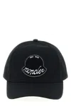 Moncler Logo-patch Adjustable Baseball Cap In Black