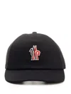 Moncler Baseball Cap With Stylish Curved Brim In Pink