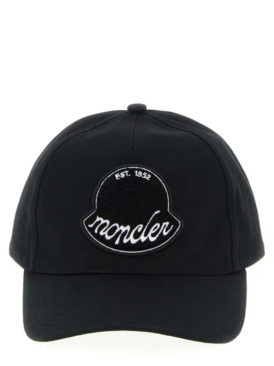 MONCLER BASEBALL CAP HATS BLACK