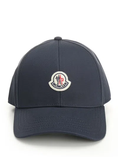 MONCLER BASEBALL CAP HATS BLUE