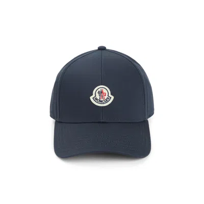 Moncler Baseball Cap Men In Blue