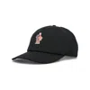 Moncler Grenoble Logo Patch Cotton Twill Baseball Cap In Pink