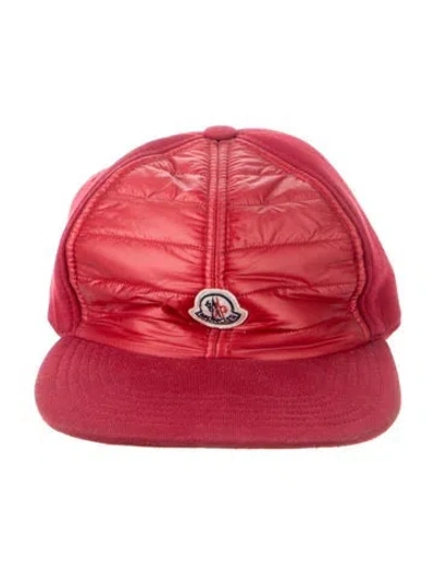Pre-owned Moncler Baseball Cap In Red