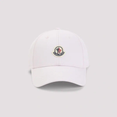 Moncler Baseball Cap Unica In White