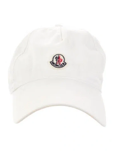 Pre-owned Moncler Baseball Cap In White