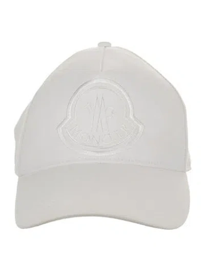 Pre-owned Moncler Baseball Cap In White