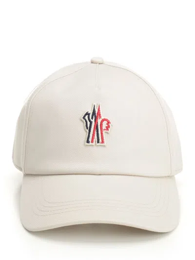 Moncler Baseball Cap With Logo Hats White