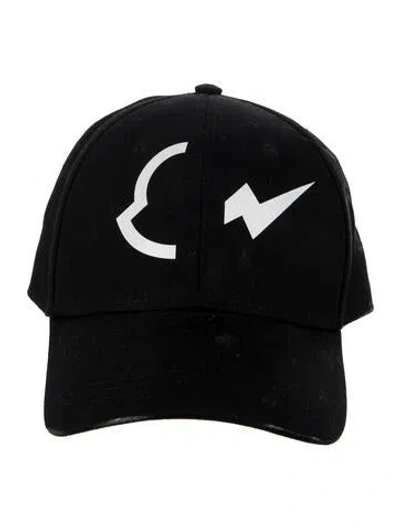 Pre-owned Moncler Baseball Hat In Black