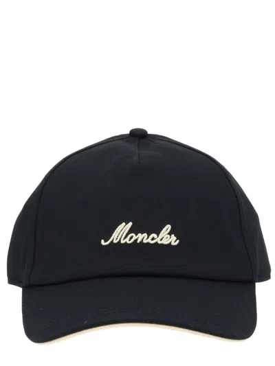 MONCLER MONCLER BASEBALL HAT WITH LOGO
