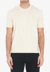 Moncler Knit T-shirt In Beige