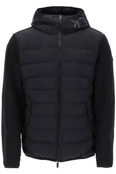 Pre-owned Moncler Basic Sweatshirt Zip E Imbottitura 8g00002809kz Black Sz.m 999