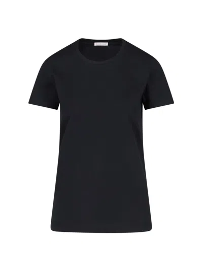 Moncler Basic T-shirt In Black