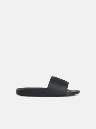 Moncler Basile Slides Shoes Scarpe Basse Black In Multi
