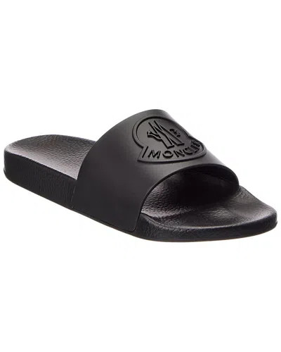 Moncler Basile Rubber Slide In Black