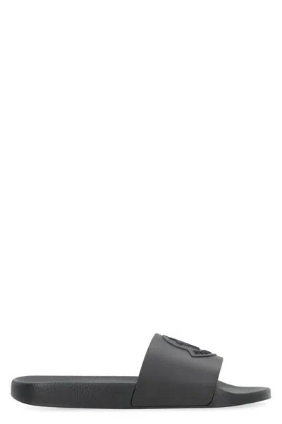 MONCLER MONCLER BASILE RUBBER SLIDES