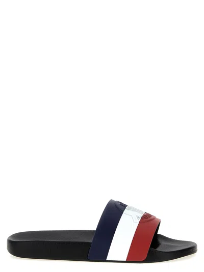 Moncler Basile Slides In Black