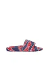 MONCLER MONCLER BASILE SLIDES WITH EMBOSSED LOGO