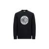 Moncler Sweat En Coton À Logo Ballon De Basket In Black