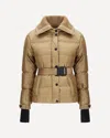 Moncler Bataillouse Down Jacket In Sand
