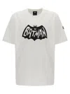Moncler Batman Cotton Jersey T-shirt In White/black