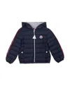 Moncler Baty Side-stripe Padded Jacket In Blue