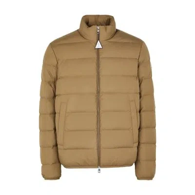 Moncler Baudinet Down Jacket In Brown