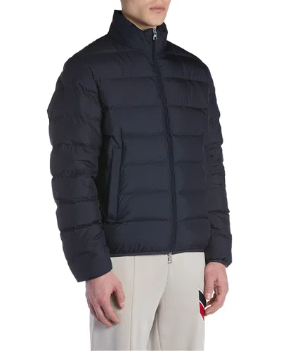 Moncler Baudinet Down Jacket In Navy Blue