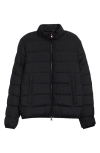 Moncler Baudinet Short Down Jacket, Men, Black, Size: 6 In Black