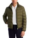 Moncler Baudinet Quilted Shell Down Jacket In Green