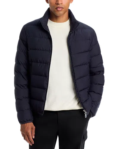 Moncler Baudinet Quilted Shell Down Jacket In Blue
