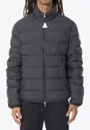 Moncler Short Down Jacket Baudinet In Black
