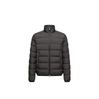 Moncler Baudinet Short Down Jacket, Men, Black, Size: 5