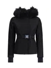Moncler Laplance Hooded Ski Jacket In Black