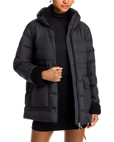 Moncler Baux Coat In Black
