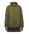 Moncler Green Baux Short Down Jacket In Green