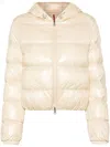 MONCLER BAYARD WHITE QUILTED JACKET