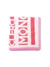 Moncler Beach Towel In Cotton In Red