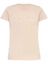 Moncler Short-sleeved T-shirt In Pink